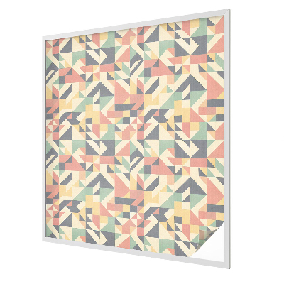 Frosted window film with stained glass pattern The Energy of Geometry