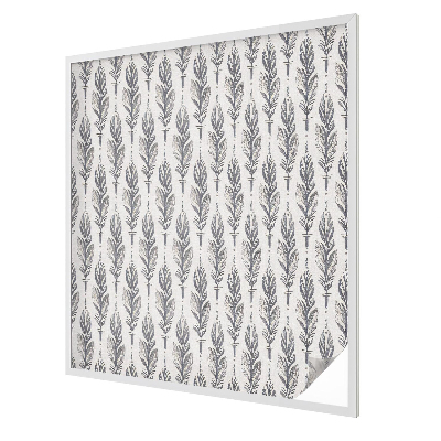 Coloured glass film for windows Elegant feathers