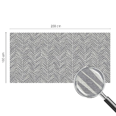 Patterned window film stained glass Zigzag pattern