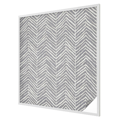 Patterned window film stained glass Zigzag pattern