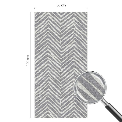 Patterned window film stained glass Zigzag pattern