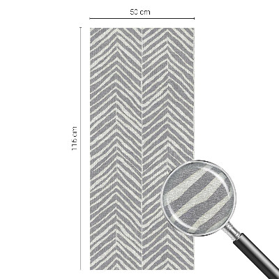 Patterned window film stained glass Zigzag pattern
