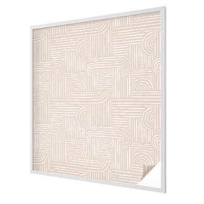 Decorative window film stained glass design Geometric pattern