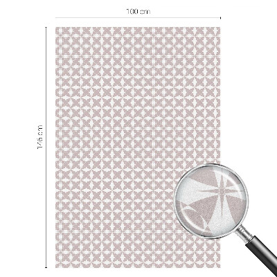 Patterned window film stained glass Geometry of harmony