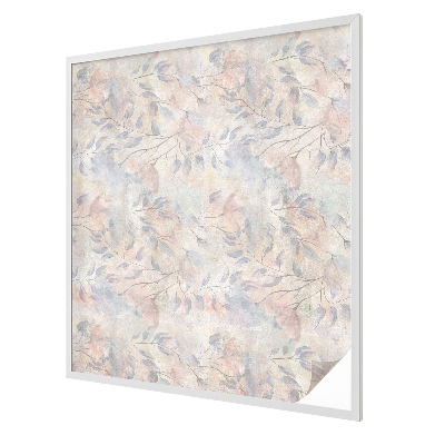 Frosted window film with stained glass pattern Changing effect