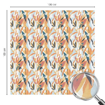 Coloured glass film for windows Botanical energy