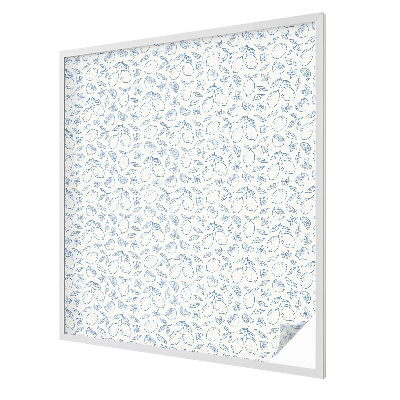 Privacy window film stained glass effect Lemon pattern