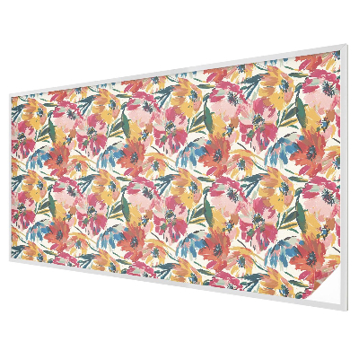 Frosted window film with stained glass pattern Flower explosion