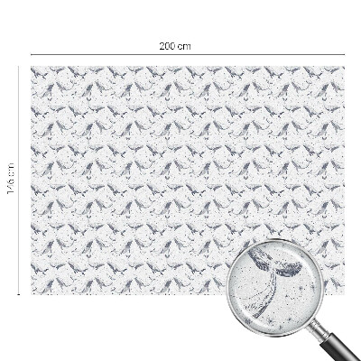 Decorative window film stained glass design Sea creatures