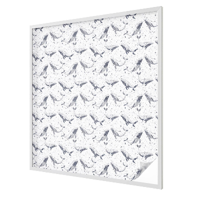 Decorative window film stained glass design Sea creatures