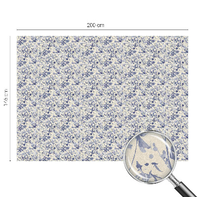 Privacy window film stained glass effect Floral symmetry