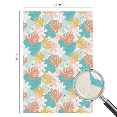 Coloured glass film for windows Exotic nature