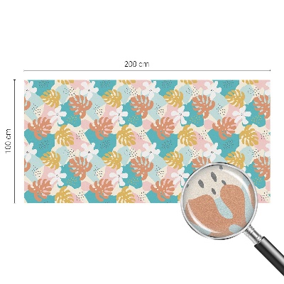 Coloured glass film for windows Exotic nature