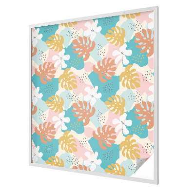 Coloured glass film for windows Exotic nature