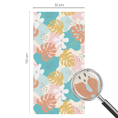 Coloured glass film for windows Exotic nature