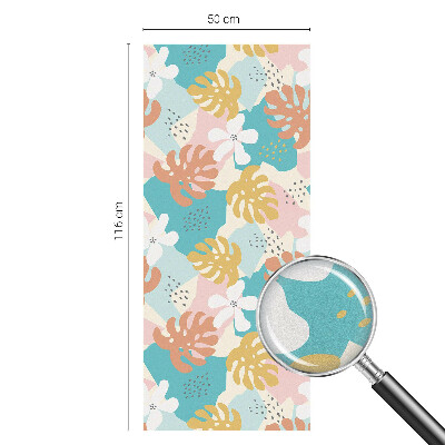 Coloured glass film for windows Exotic nature