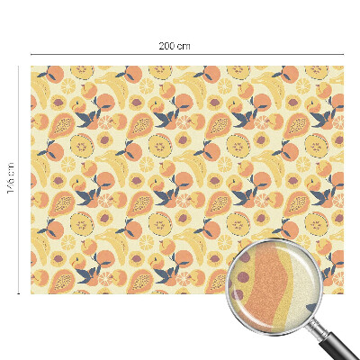 Privacy window film stained glass effect Juicy fruit