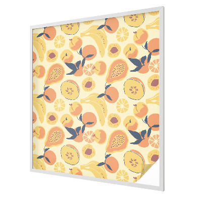 Privacy window film stained glass effect Juicy fruit