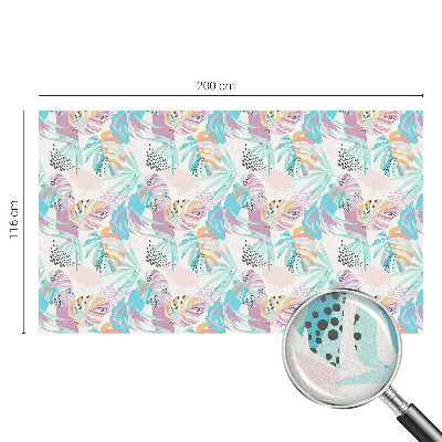 Patterned window film stained glass Abstract jungle