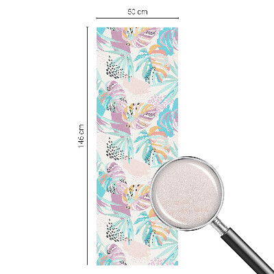 Patterned window film stained glass Abstract jungle