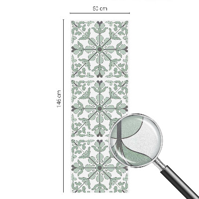 Decorative window film stained glass design Plant pattern