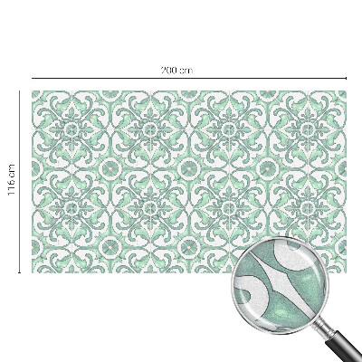 Patterned window film stained glass Green symmetry