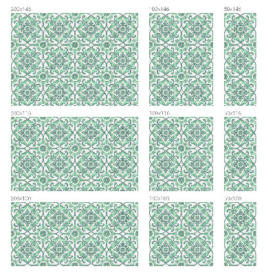 Patterned window film stained glass Green symmetry
