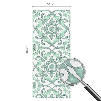 Patterned window film stained glass Green symmetry