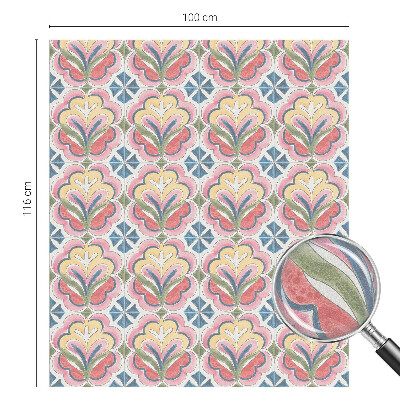 Decorative window film stained glass design Floral patterns