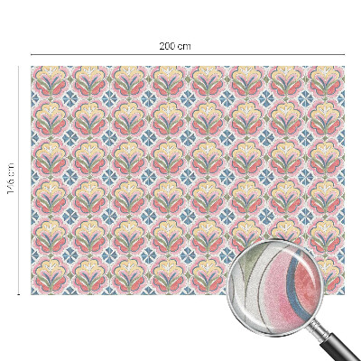 Decorative window film stained glass design Floral patterns