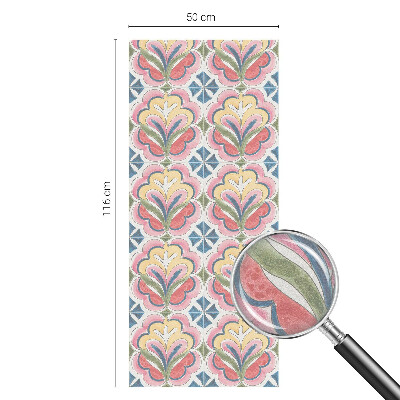Decorative window film stained glass design Floral patterns