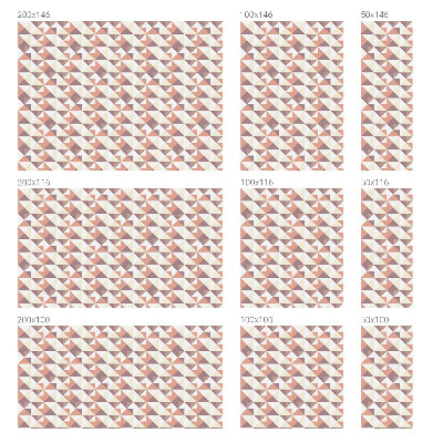 Decorative window film stained glass design Modern triangles