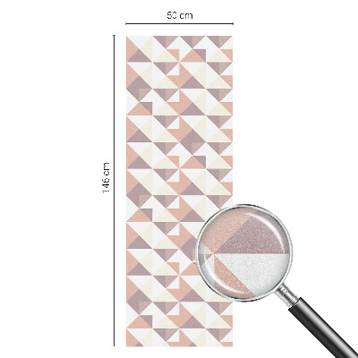 Decorative window film stained glass design Modern triangles