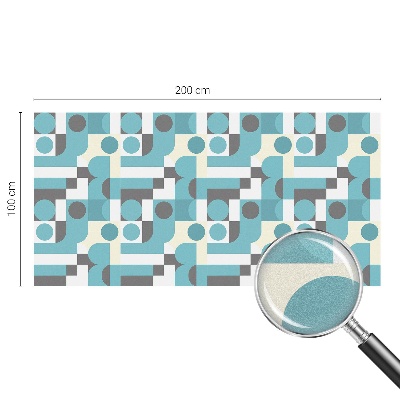 Privacy window film stained glass effect Geometric patterns