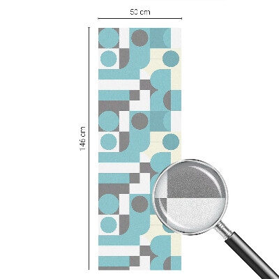 Privacy window film stained glass effect Geometric patterns