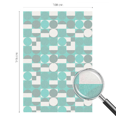 Patterned window film stained glass Geometric shapes