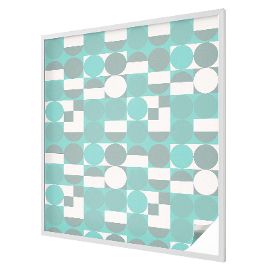 Patterned window film stained glass Geometric shapes