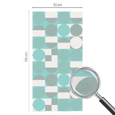 Patterned window film stained glass Geometric shapes