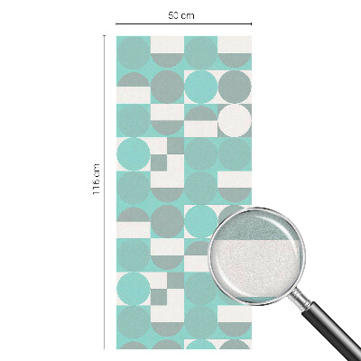 Patterned window film stained glass Geometric shapes