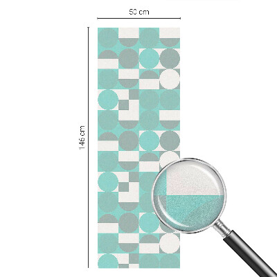 Patterned window film stained glass Geometric shapes