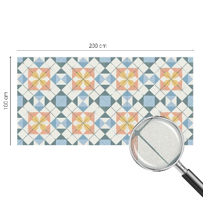 Privacy window film stained glass effect Colorful symmetry