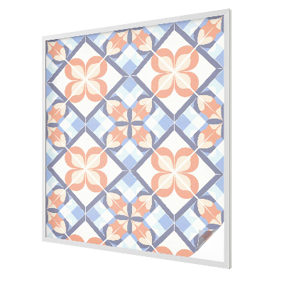 Decorative window film stained glass design Floral pattern