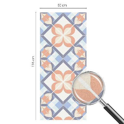 Decorative window film stained glass design Floral pattern