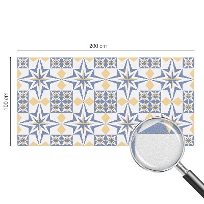 Patterned window film stained glass Star pattern