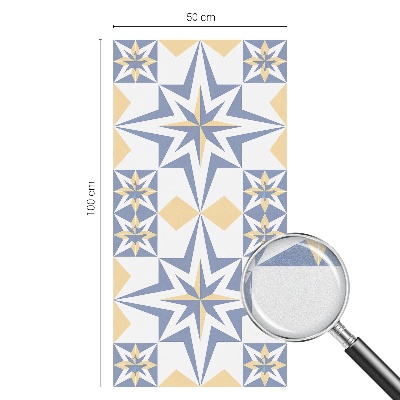 Patterned window film stained glass Star pattern