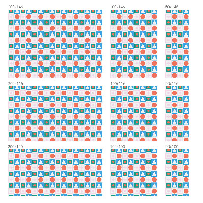 Decorative window film stained glass design Abstract patterns