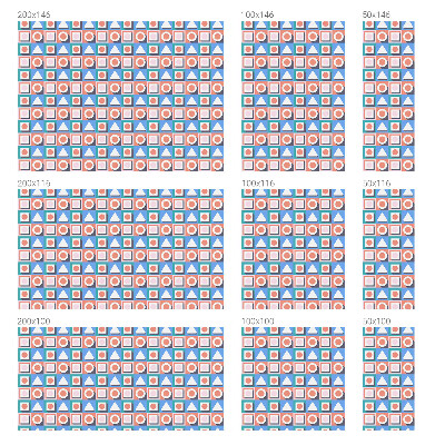 Patterned window film stained glass Geometric patterns