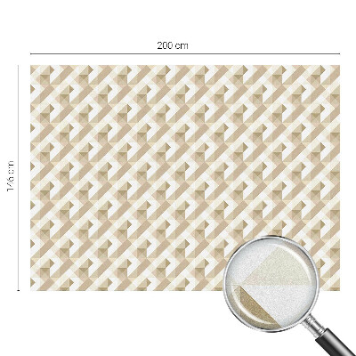 Decorative window film stained glass design Triangular patterns