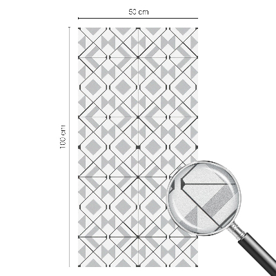 Coloured glass film for windows Geometric patterns