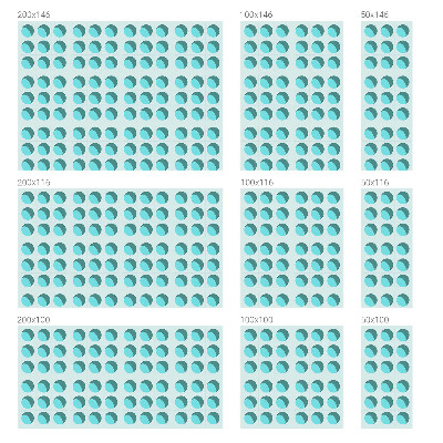 Frosted window film with stained glass pattern Modern wheels